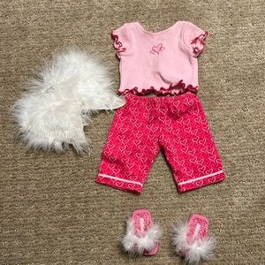 American Grill Heart Print Pj’s